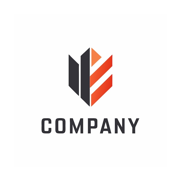plantilla de logotipo de la empresa minimalista