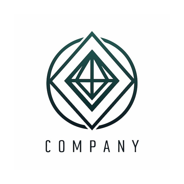 plantilla de logotipo de la empresa minimalista