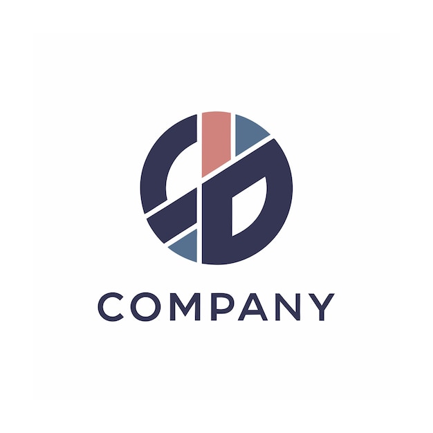 plantilla de logotipo de la empresa minimalista
