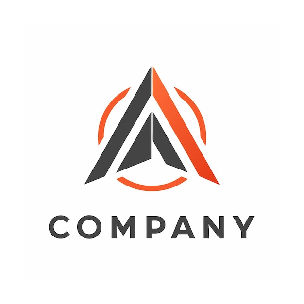 plantilla de logotipo de la empresa minimalista