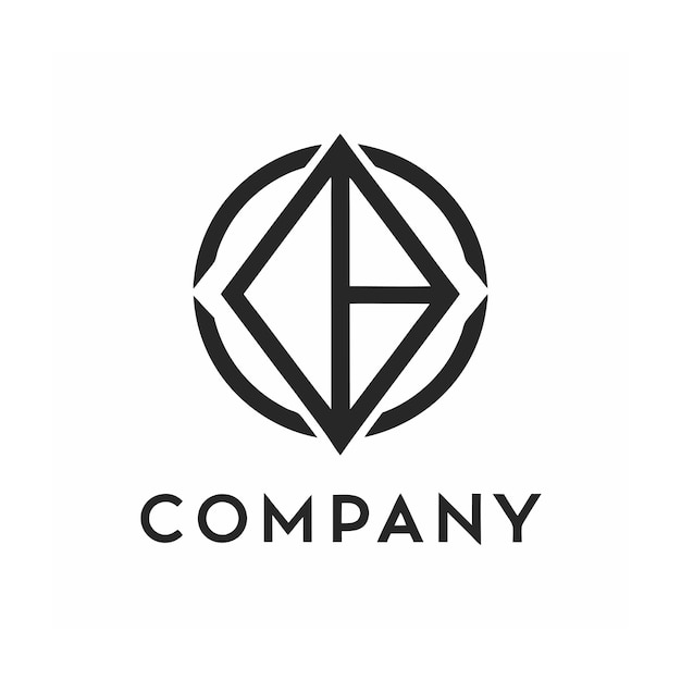 plantilla de logotipo de la empresa minimalista