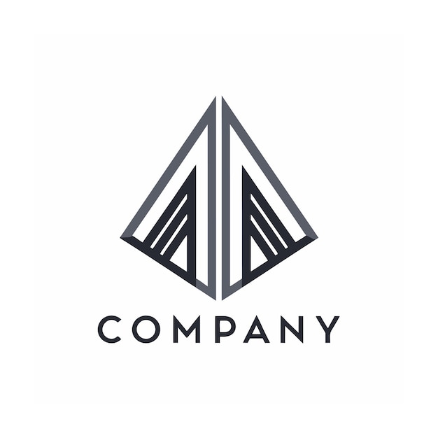 plantilla de logotipo de la empresa minimalista