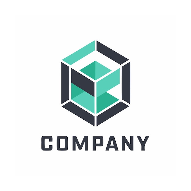 plantilla de logotipo de la empresa minimalista