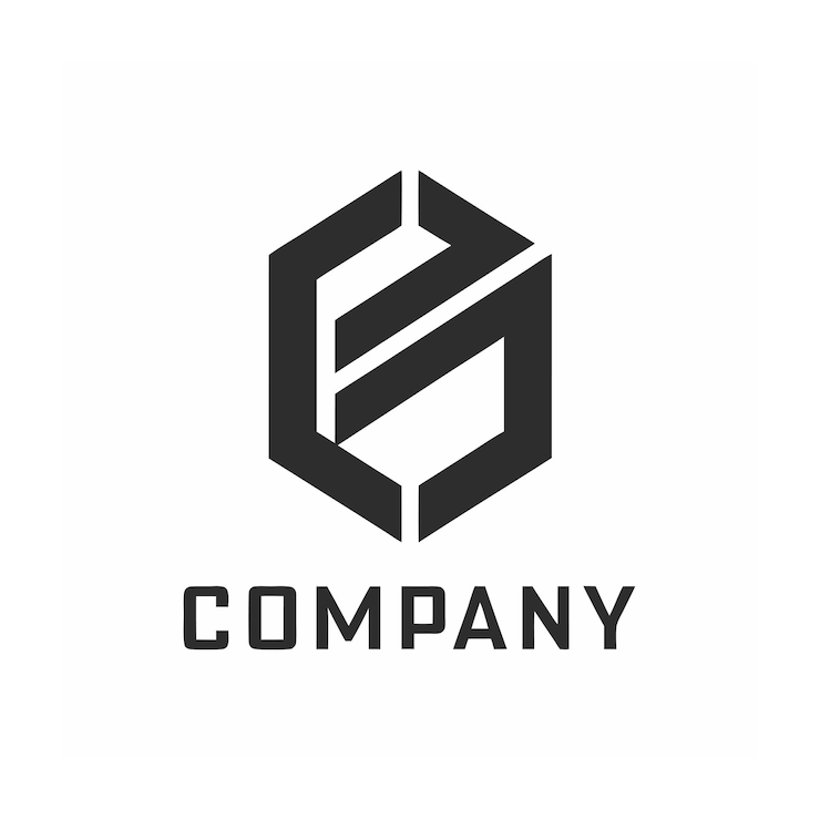 Vector plantilla de logotipo de la empresa minimalista