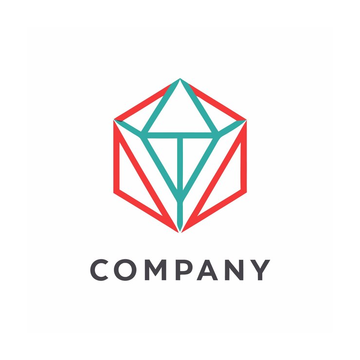 Vector plantilla de logotipo de la empresa minimalista