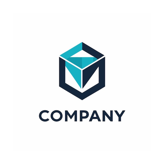 plantilla de logotipo de la empresa minimalista