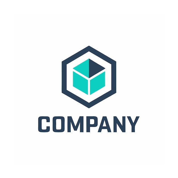 plantilla de logotipo de la empresa minimalista