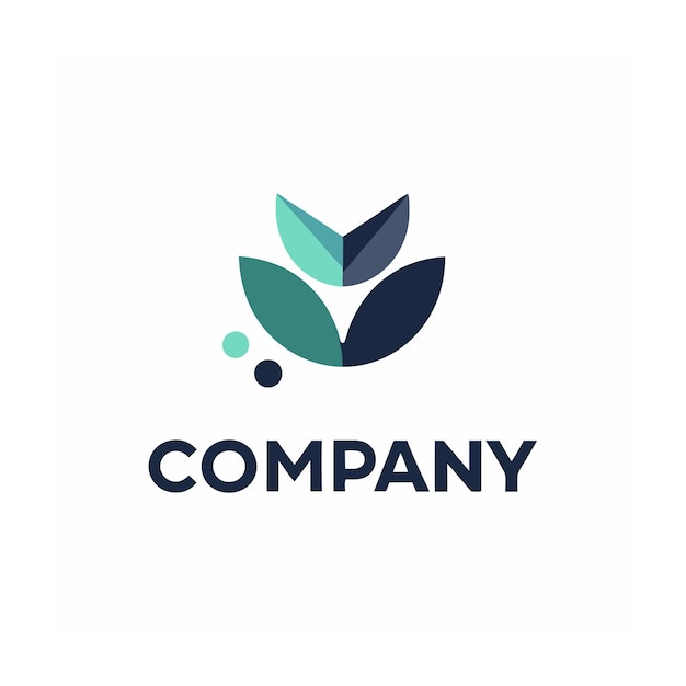 plantilla de logotipo de la empresa minimalista