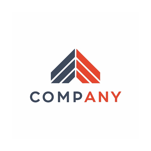 plantilla de logotipo de la empresa minimalista