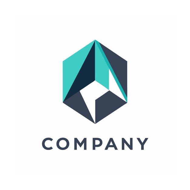 plantilla de logotipo de la empresa minimalista