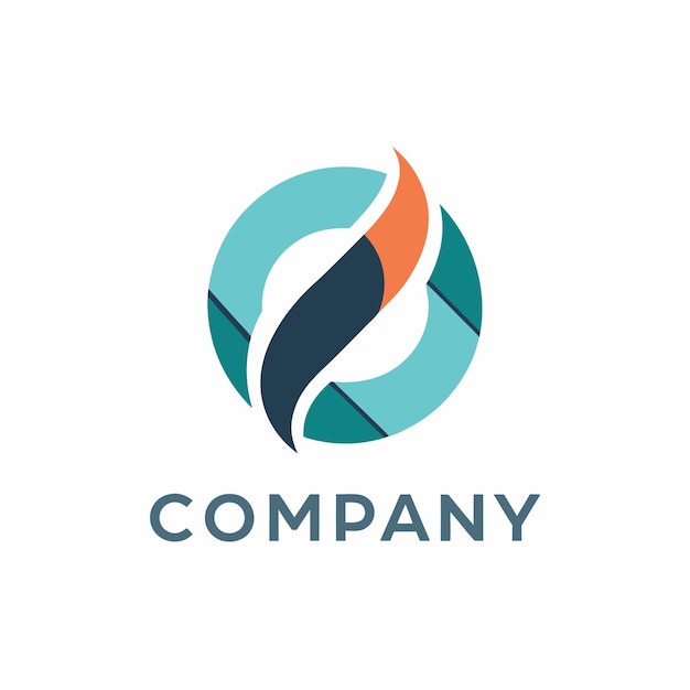 plantilla de logotipo de la empresa minimalista