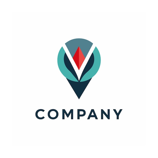 plantilla de logotipo de la empresa minimalista