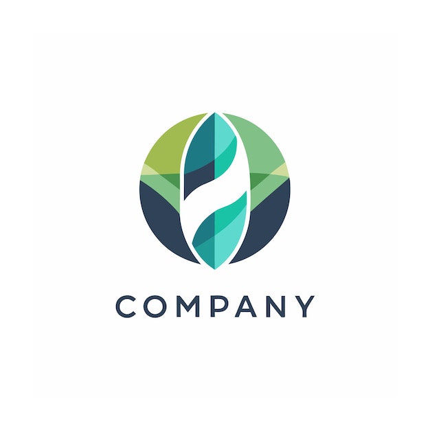 plantilla de logotipo de la empresa minimalista