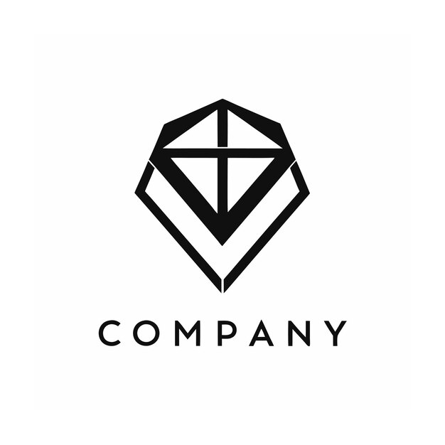 plantilla de logotipo de la empresa minimalista
