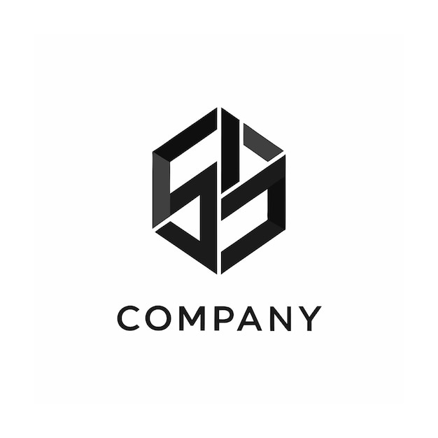 plantilla de logotipo de la empresa minimalista
