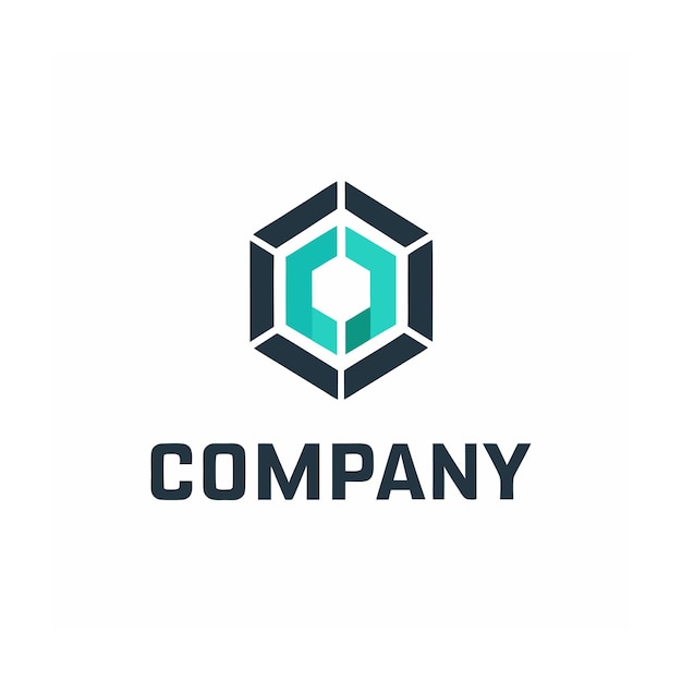 plantilla de logotipo de la empresa minimalista