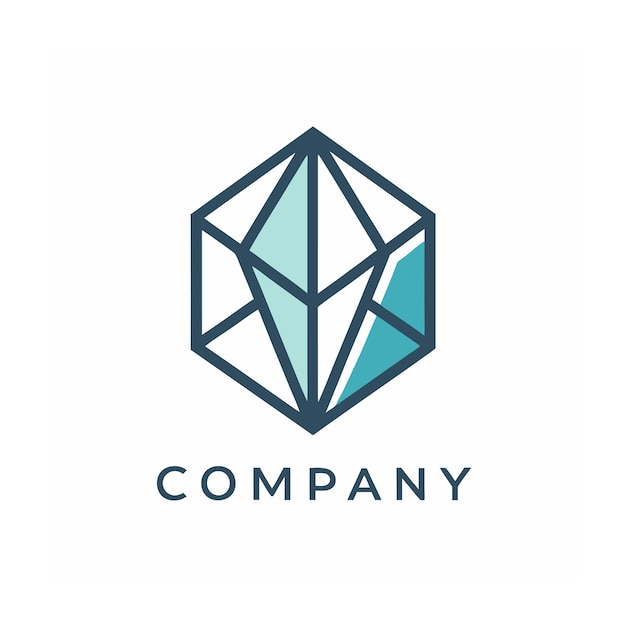 plantilla de logotipo de la empresa minimalista