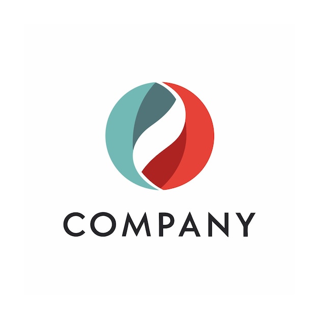 plantilla de logotipo de la empresa minimalista