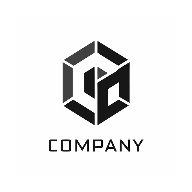 plantilla de logotipo de la empresa minimalista