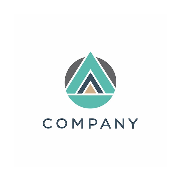 plantilla de logotipo de la empresa minimalista