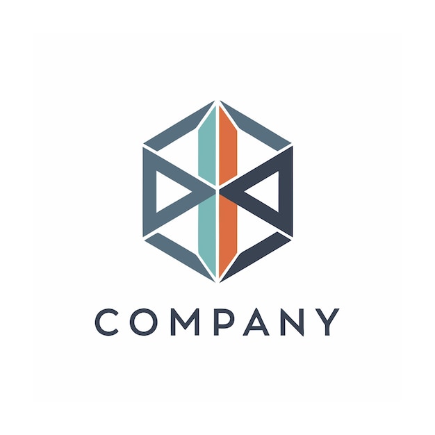 plantilla de logotipo de la empresa minimalista