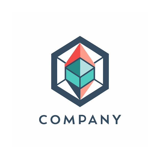 plantilla de logotipo de la empresa minimalista
