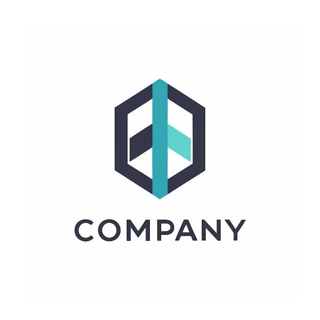 plantilla de logotipo de la empresa minimalista