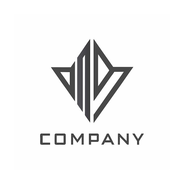 plantilla de logotipo de la empresa minimalista