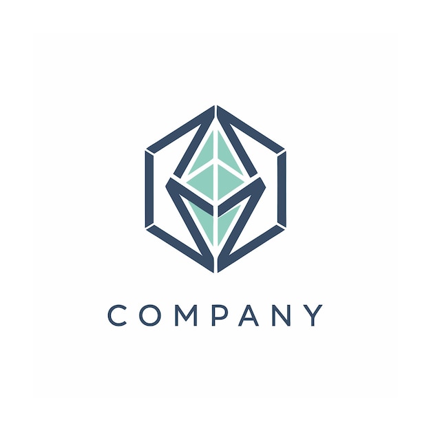 plantilla de logotipo de la empresa minimalista