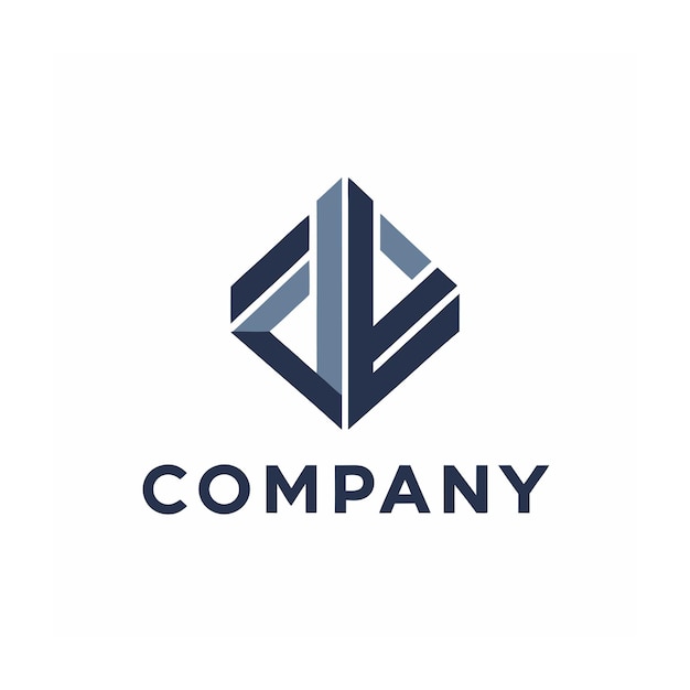 plantilla de logotipo de la empresa minimalista