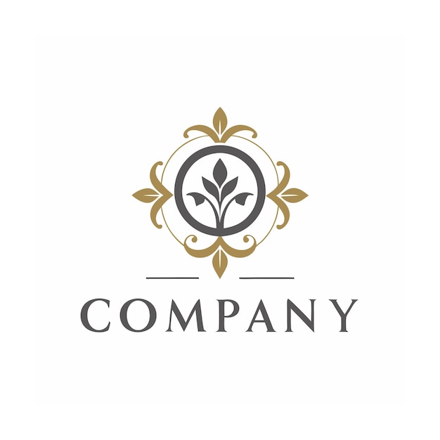 plantilla de logotipo de la empresa minimalista