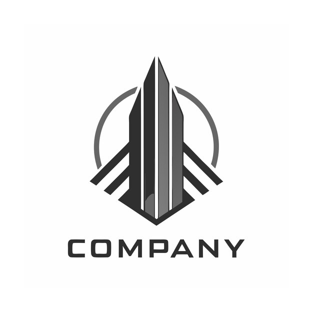 plantilla de logotipo de la empresa minimalista