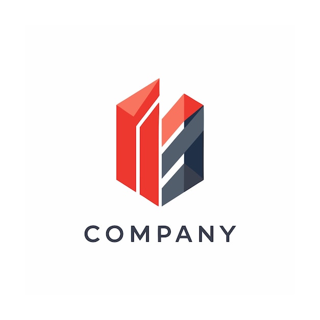 plantilla de logotipo de la empresa minimalista
