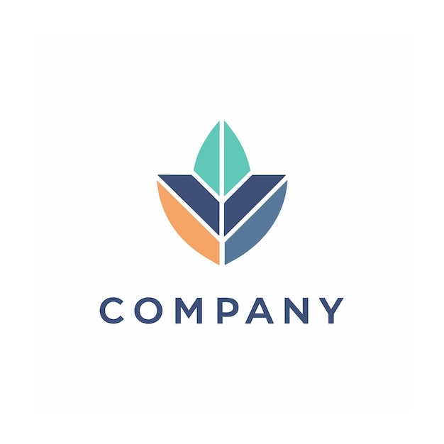 plantilla de logotipo de la empresa minimalista