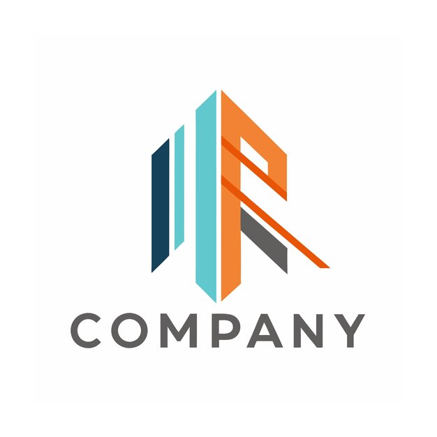 plantilla de logotipo de la empresa minimalista