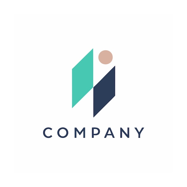 plantilla de logotipo de la empresa minimalista