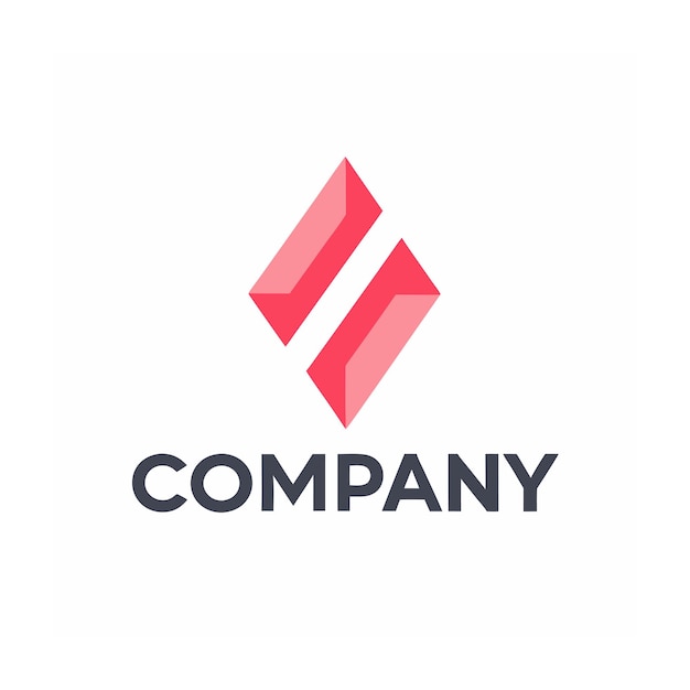 plantilla de logotipo de la empresa minimalista