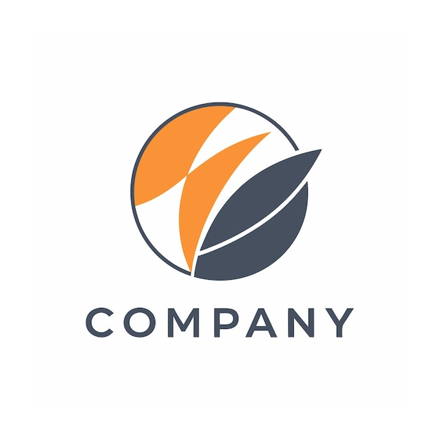 plantilla de logotipo de la empresa minimalista
