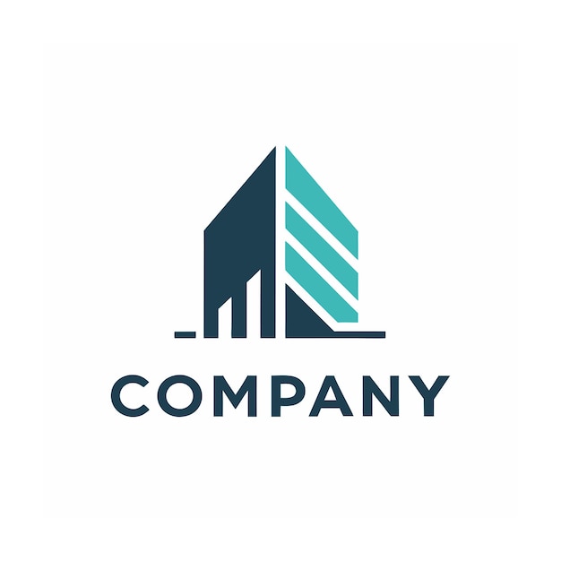 plantilla de logotipo de la empresa minimalista