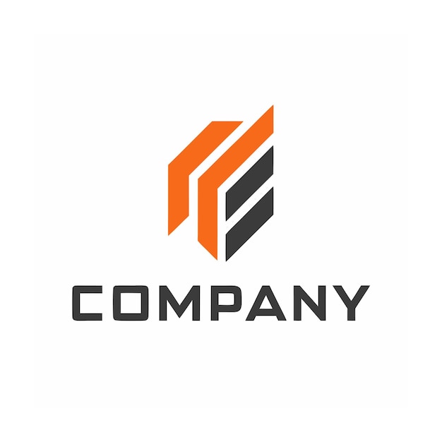 plantilla de logotipo de la empresa minimalista