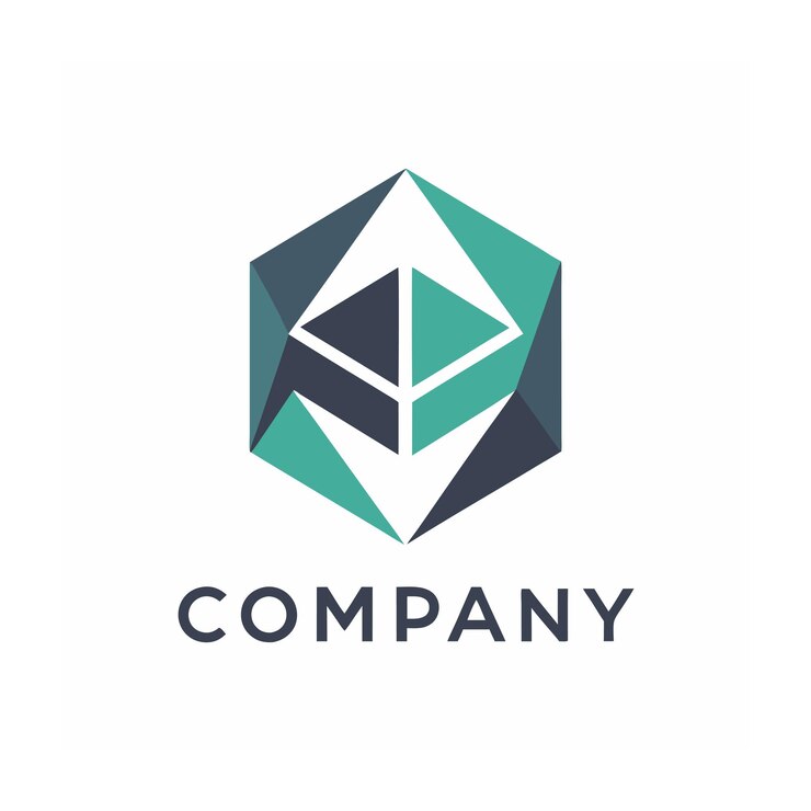 Vector plantilla de logotipo de la empresa minimalista