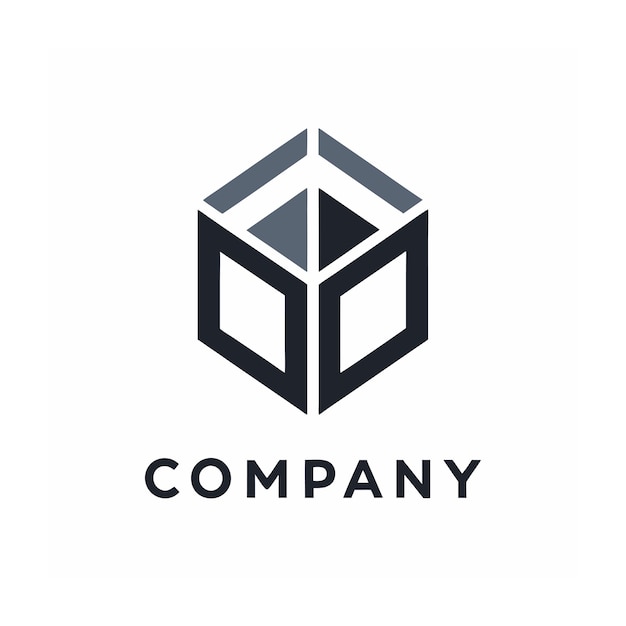 plantilla de logotipo de la empresa minimalista