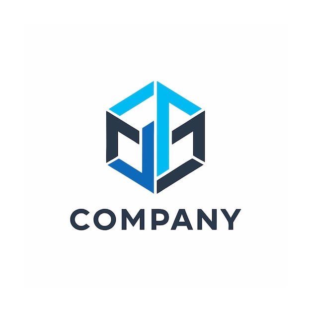 plantilla de logotipo de la empresa minimalista