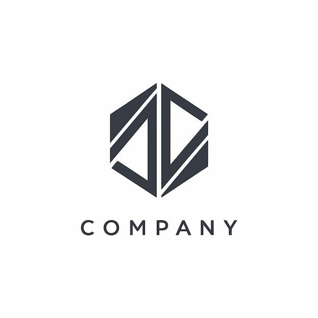 plantilla de logotipo de la empresa minimalista