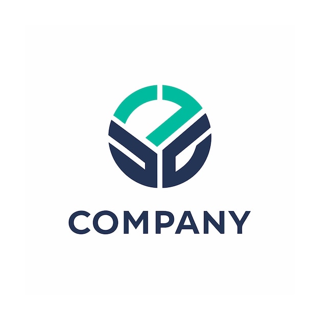plantilla de logotipo de la empresa minimalista