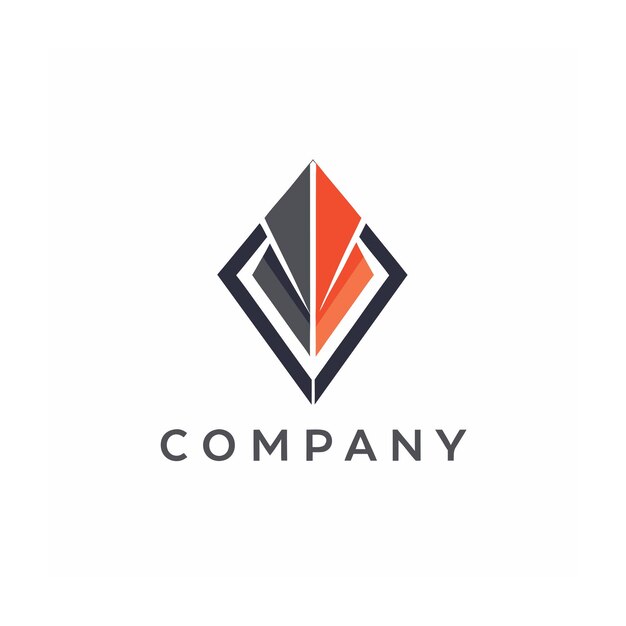 plantilla de logotipo de la empresa minimalista