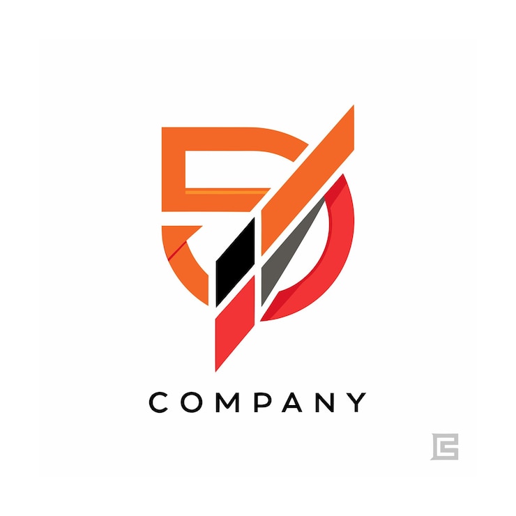 Vector plantilla de logotipo de la empresa minimalista
