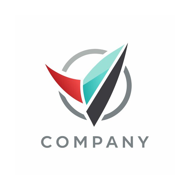 plantilla de logotipo de la empresa minimalista