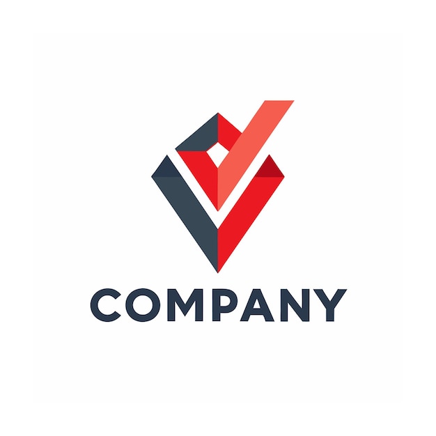 plantilla de logotipo de la empresa minimalista