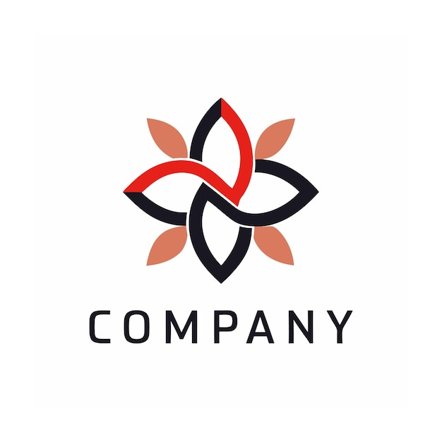 plantilla de logotipo de la empresa minimalista